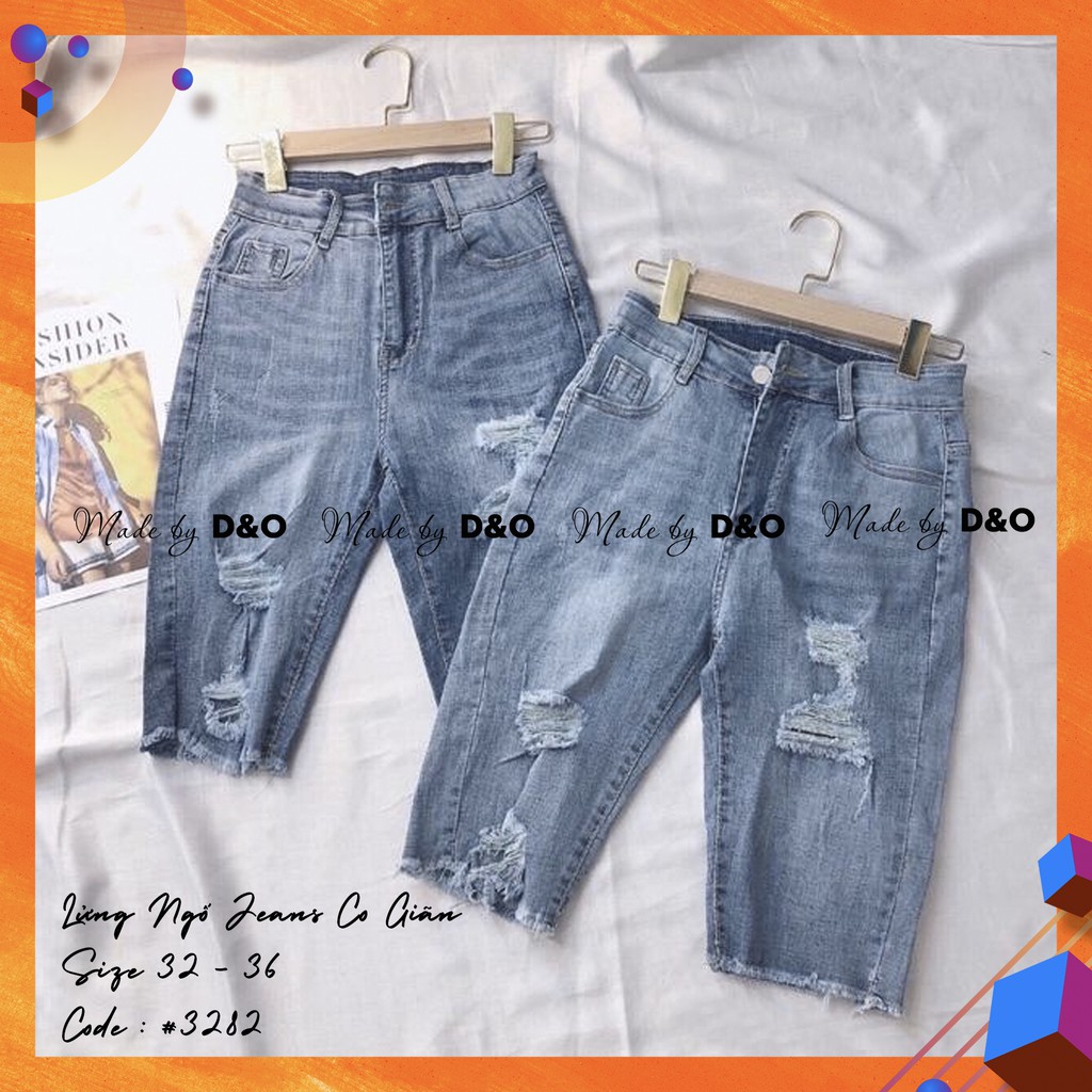 [Size Đại 32~36] Quần Lửng Ngố BIG SIZE - Lưng Cao/Co Giãn Mạnh