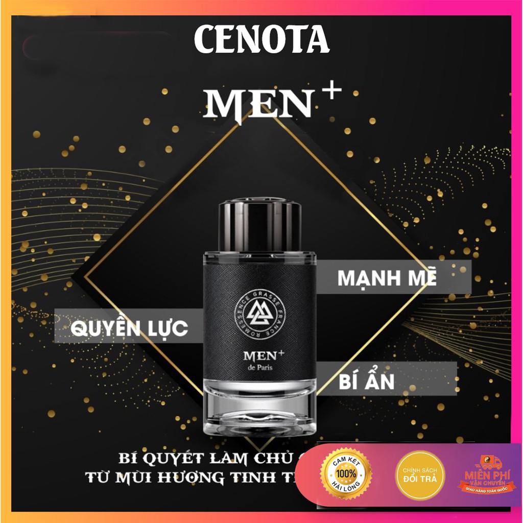 Nước hoa nam mùi hương Mạnh mẽ Bí ẩn Nam tính Men Plus Levuce Company | Thế Giới Skin Care