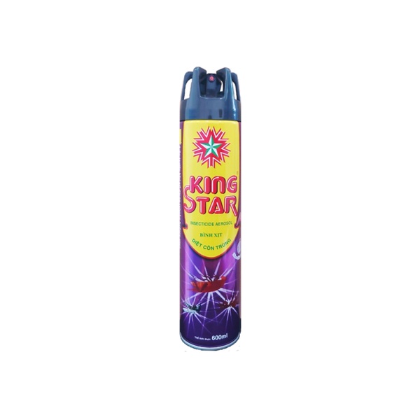 BÌNH XỊT MUỖI, BÌNH XỊT CÔN TRÙNG, DIỆT RUỒI MUỖI KIẾN GIÁN Kingstar - 600ml