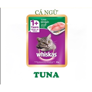 Pate Mèo Whiskas Gói 80g ( Mèo Con - Mèo Lớn )