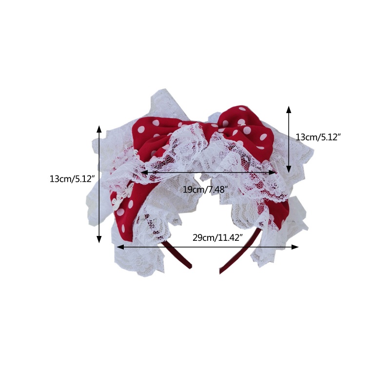 Băng Đô Nơ Ren Xinh Xắn Dành Cho Nữ