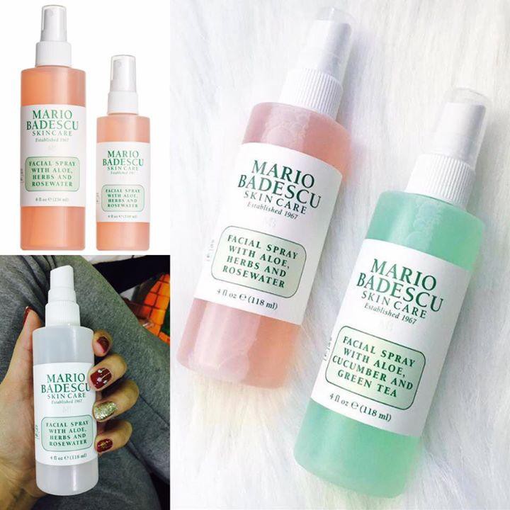 Xịt Khoáng Dưỡng Ẩm Mario Badescu Facial Spray With Aloe
