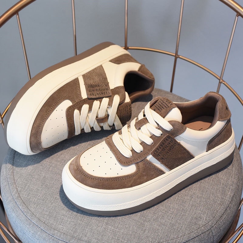 Giày thể thao nữ độn đế chất liệu cao cấp, mã hót 2022