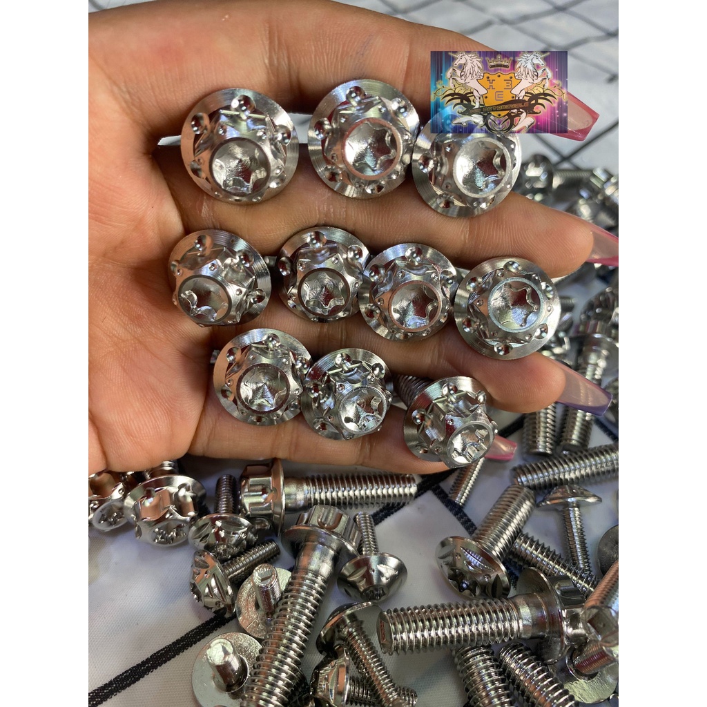 Ốc Salaya Inox 304 6li, 8li, 10li Chiều Dài Đầy Đủ Các Size