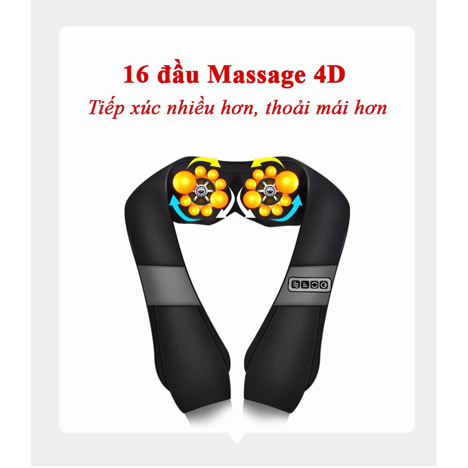 Đai massage cổ vai lưng Đa Năng Ultimate 518S