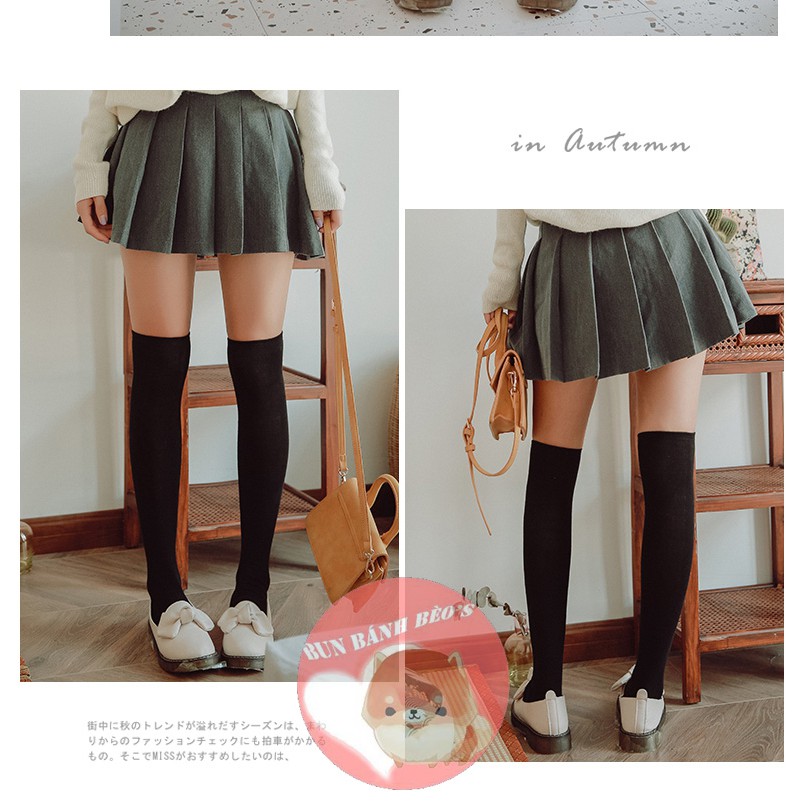 Tất đùi nữ sinh kiểu Hàn, Nhật