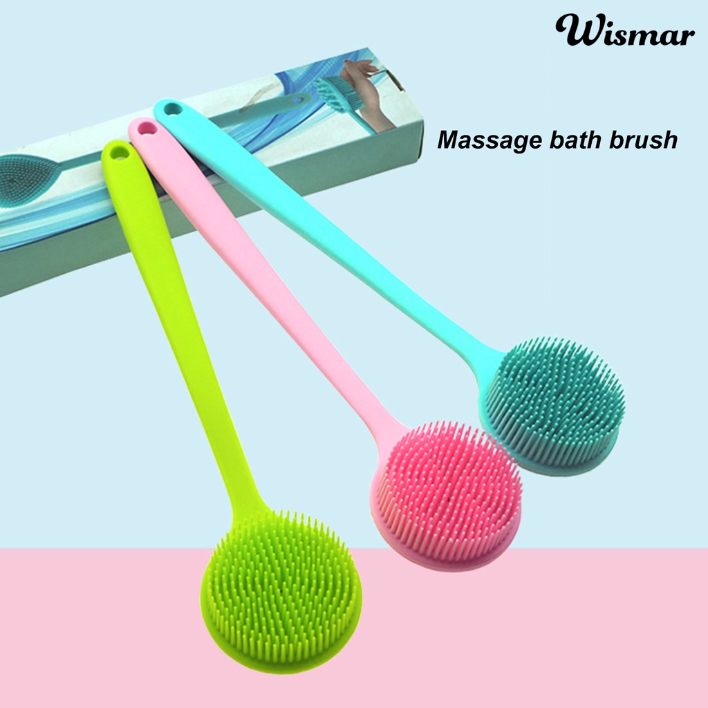 Bàn chải silicone chà lưng mát xa đa năng dễ sử dụng khi tắm