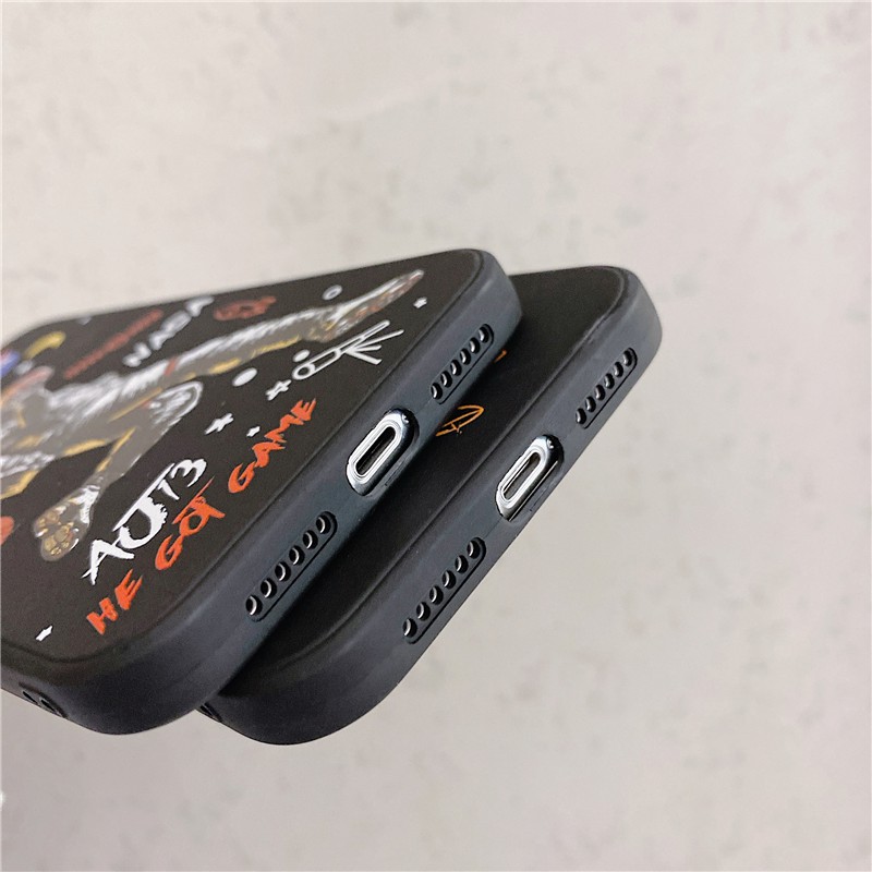 Ốp lưng iphone vuông BVC kaws họa tiết  mặt Just do iỐp Điện Thoại Nhựa Mềm Cho Iphone 11 7 8 6 / 6s / 6plus / 6splus 7 8 plus