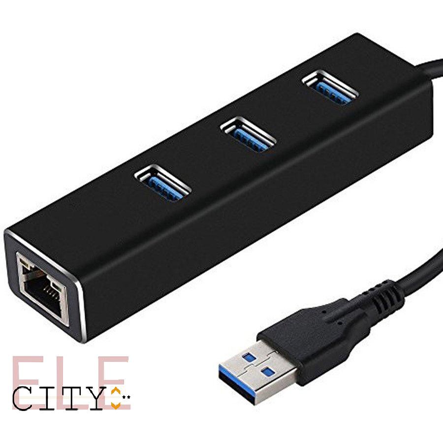 Cổng cắm USB3.0HUB + cho mạng Ethernet LAN Rj45 1000mbps