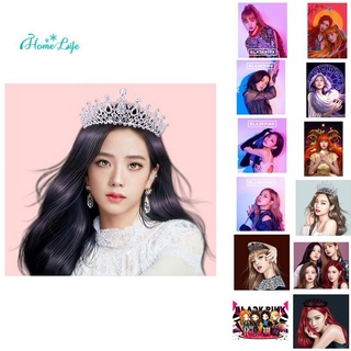 Bộ tranh đính đá kim cương tự làm hình Blackpink league x207