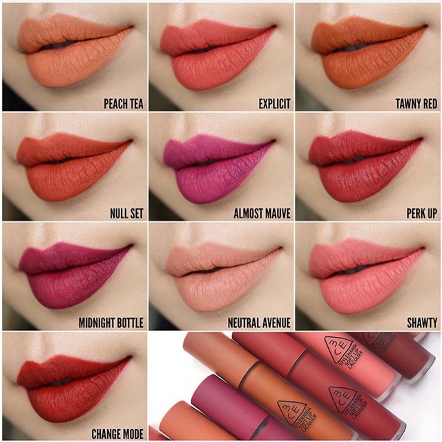 Son Kem Lì 3CE Soft Lip Lacquer | BigBuy360 - bigbuy360.vn