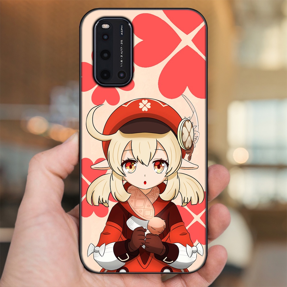 Ốp lưng Vivo V19 viền đen in hình Klee Genshin Impact