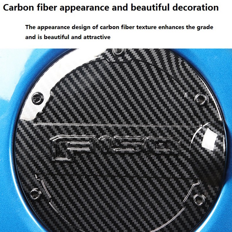 Nắp Đậy Bình Nhiên Liệu Bằng Sợi Carbon Cho Ford F150 F-150 Raptor 2015-2020