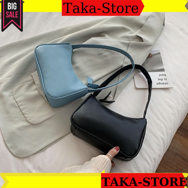 Túi đeo vai nữ, kẹp nách da mềm trơn siêu xinh BH 433 | BigBuy360 - bigbuy360.vn