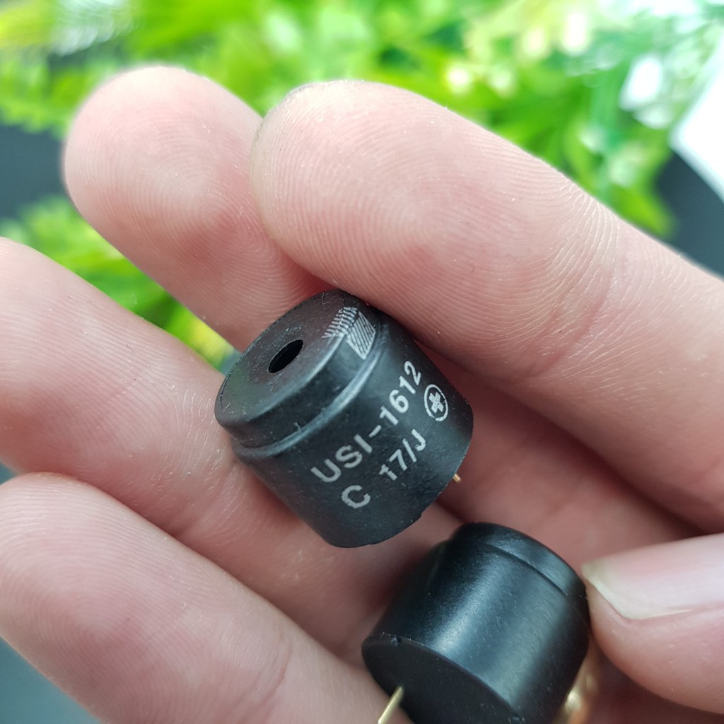 Còi Chíp 12V 14x16MM USI-1612C🍀Còi 12V Sử Dụng Mạch Điện Tử