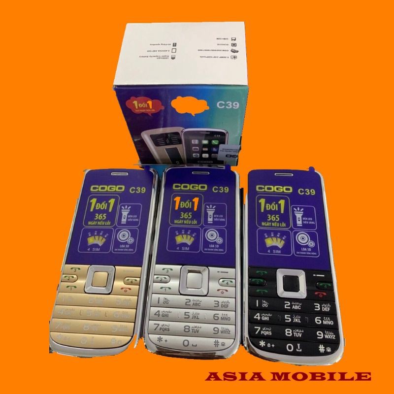 điện thọai Cogo, 4 sim 4 sóng, âm thanh lớn, chữ to. | BigBuy360 - bigbuy360.vn