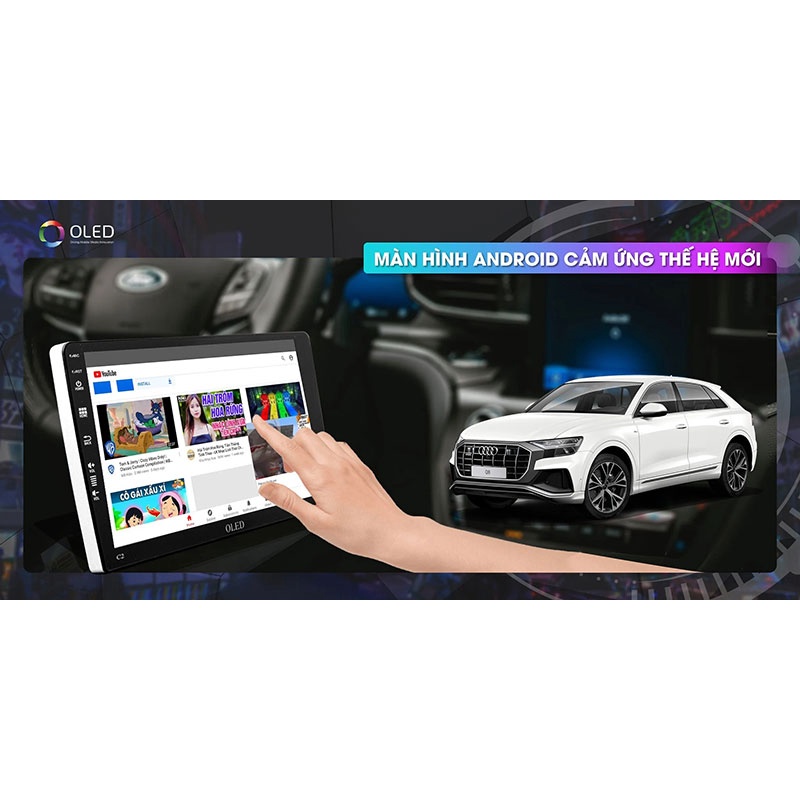 OLED C2 NEW phiên bản 2022 Màn hình Android ô tô 9 inch tích hợp hiển thị camera lùi camera hành trình camera 360 AHD