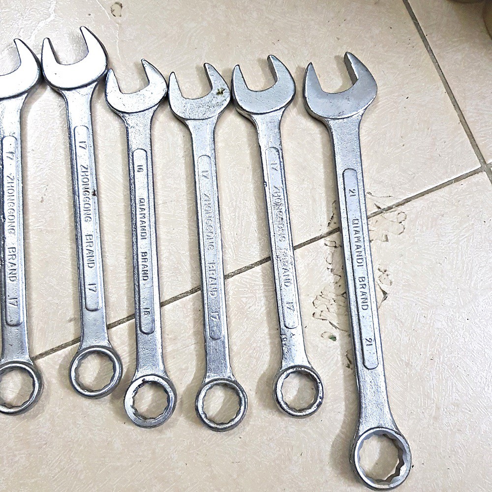Cờ lê vòng miệng giá rẻ nhiều cỡ.