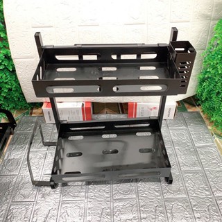 KỆ GIA VỊ ĐA NĂNG INOX 2 TẦNG