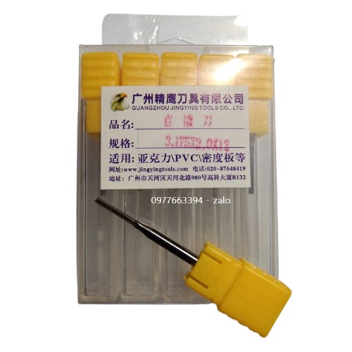 Dao cắt alu gương 2 me thẳng