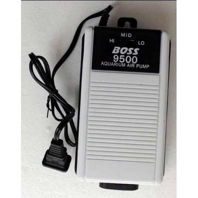 Máy oxy Boss 9500 2 vòi siêu êm cho hồ cá