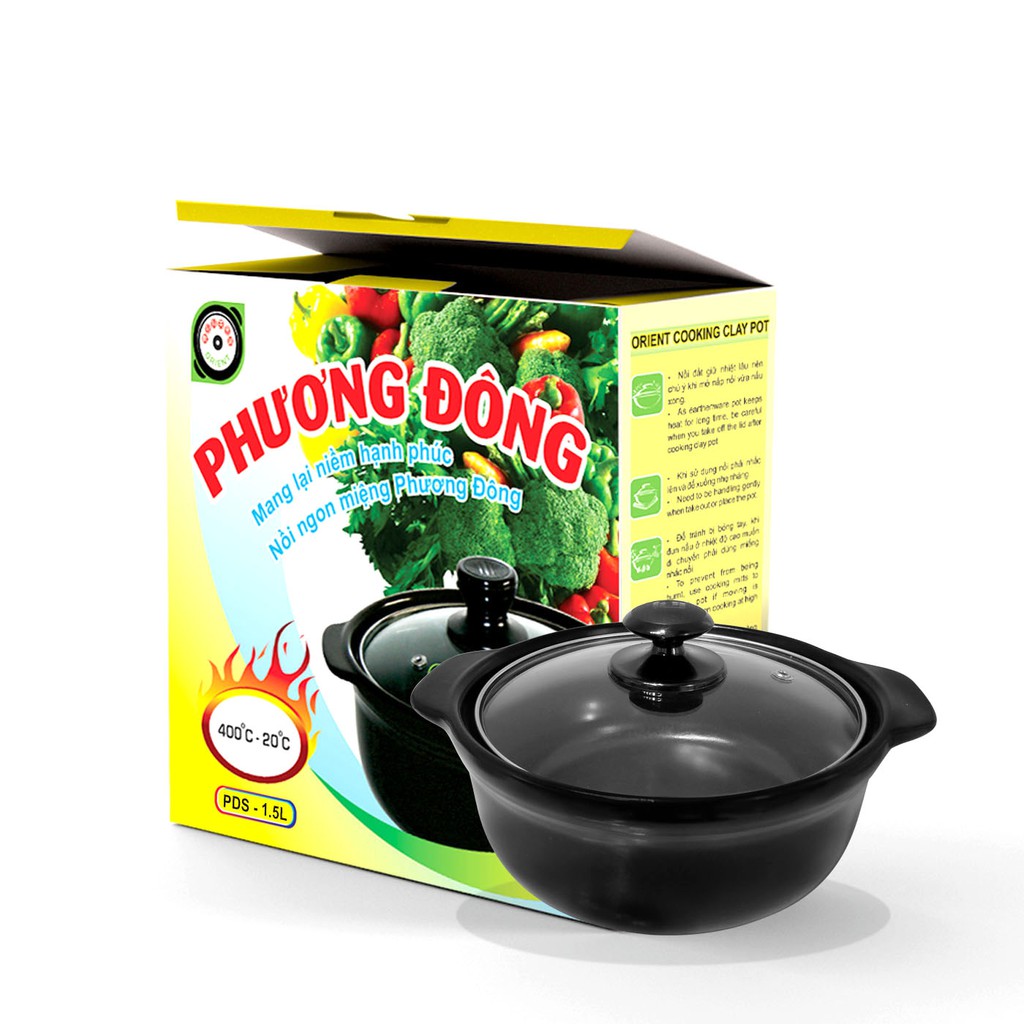 Nồi sứ sâu Phương Đông PDS-8 (1.5L)