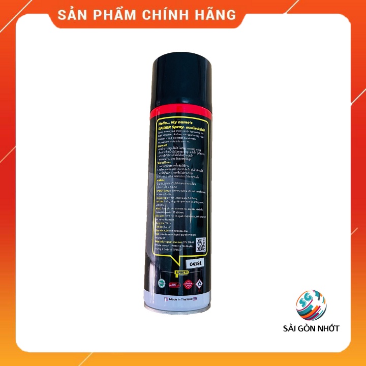 Xịt dưỡng sên Spider Spray 600ml Thái Lan - dạng tơ siêu bám dính