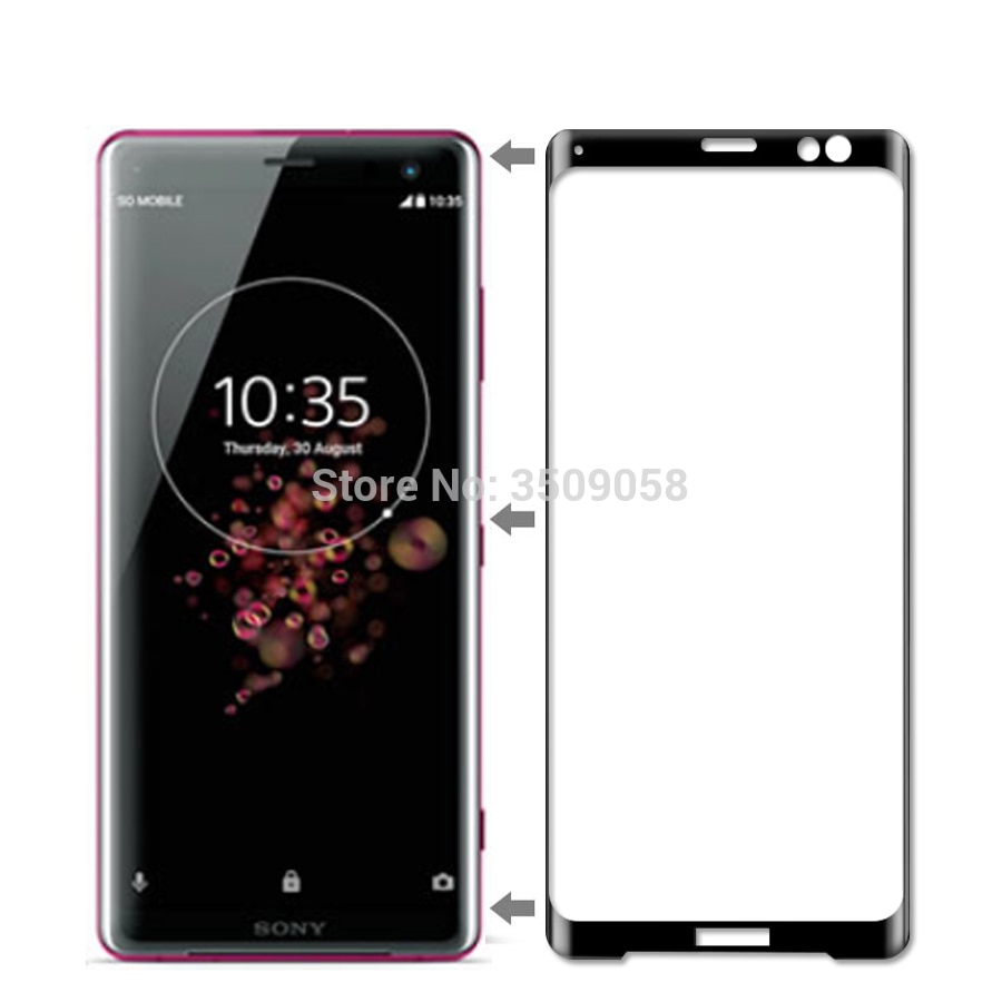 Kính Cường Lực Bảo Vệ Màn Hình Cong 3d Cho Sony Xperia 10 Plus Xperia 1 L3 Xz4 Xa3 10plus