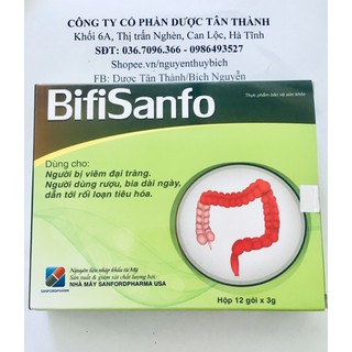 Men tiêu hóa Bifisanfo - bổ sung 12 lợi khuẩn,trị rối loạn tiêu hóa cho người lớn và trẻ em