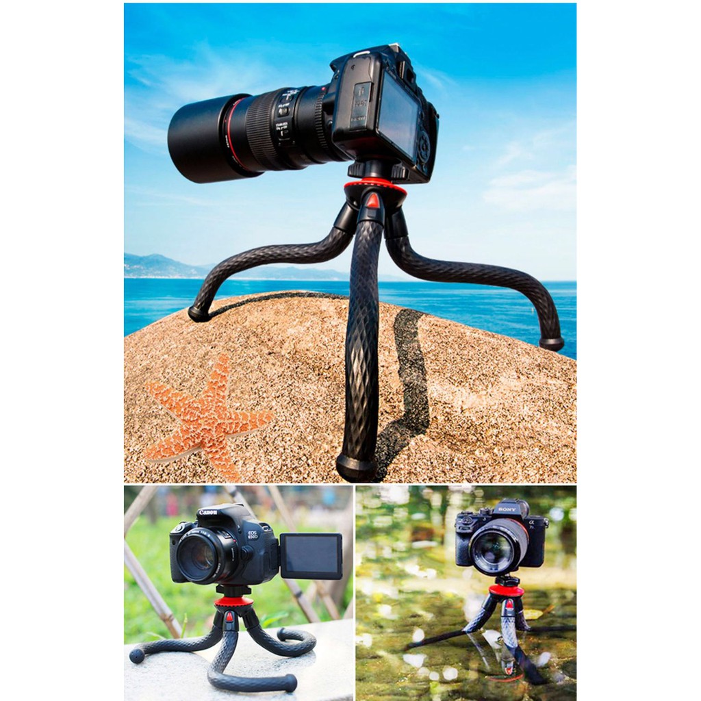 Lammcou Chân Tripod Xoay 360 Độ Cho Máy Ảnh Gopro