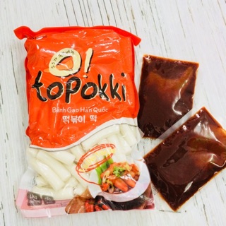 Bánh gạo tokbokki kèm sốt