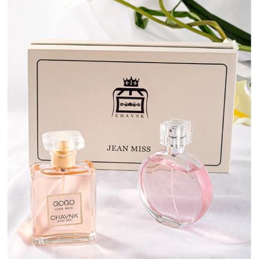Bộ Quà Tặng Nước Hoa Nữ Jeny Miss Set 2*50ml Cao Cấp, Hương Hoa Hồng Tự Nhiên J16