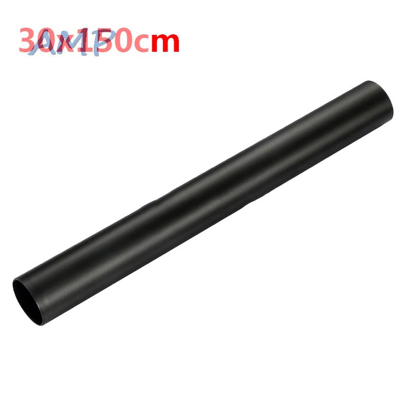 1 Tấm Phim Vinyl 30x150cm Màu Đen Nhám Chống Thấm Nước Có Thể Tháo Gỡ Dán Xe Hơi Mới