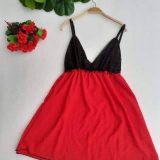 Đầm ngủ lụa phối ren siêu gợi cảm
