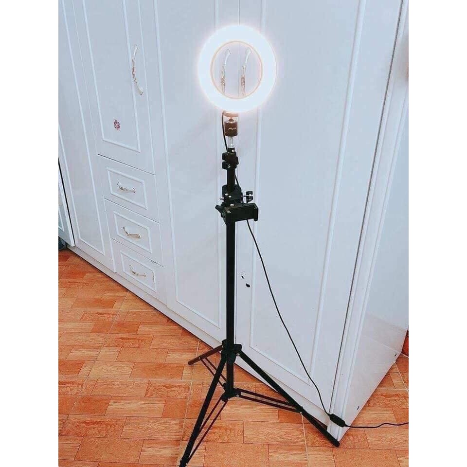 Đèn led livestream siêu xịn, size mini tiện ích 16cm