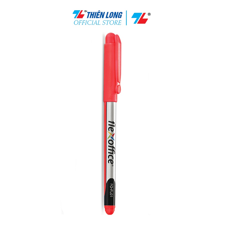 Túi 4 cây Bút lông kim Flexoffice FO-FL01 0.3mm (Xanh, Đen, Đỏ, Lá) - Đạt tiêu chuẩn châu Âu