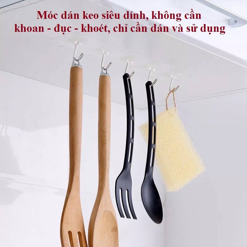 THANH 5 MÓC TREO ĐỒ SIÊU DAI