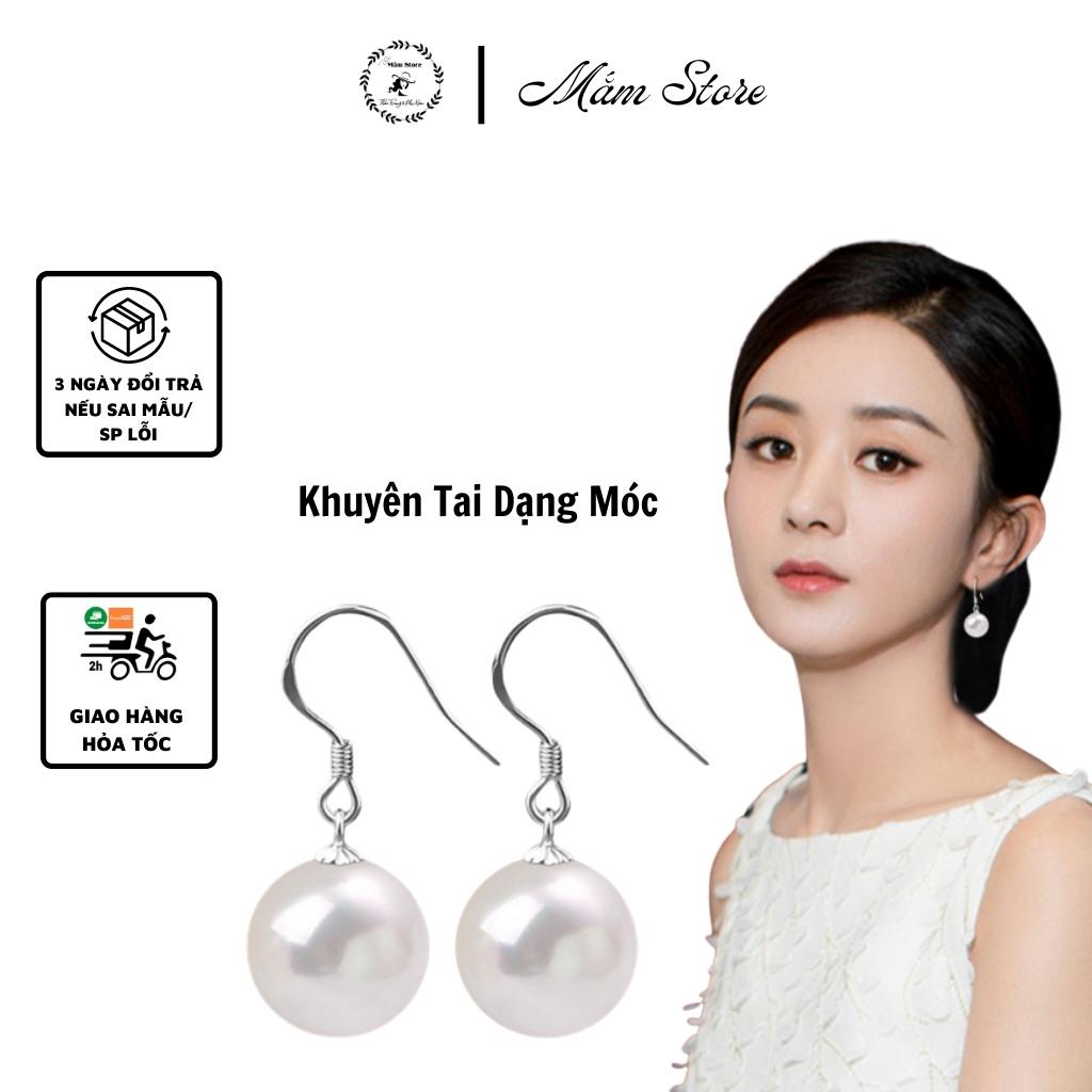 Bông Tai - Khuyên Tai Hạt Trai Dạng Móc