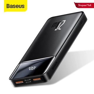 Nguồn sạc dự phòng Baseus kỹ thuật số 20000mAh pD 20W sạc nhanh cho Iphone 12