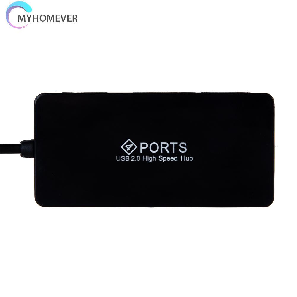 myhomever 4 Ports High Speed USB 2.0 Hub Multi Splitter Expansion for PC Laptop