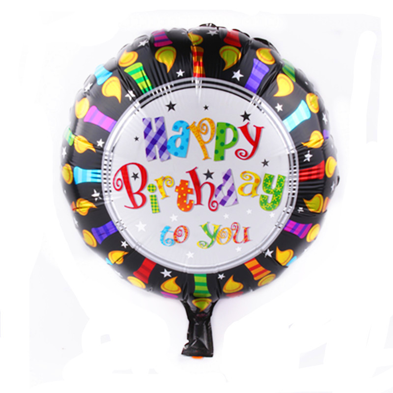 Bong Bóng Chữ Happy Birthday 18 Inch Trang Trí Tiệc