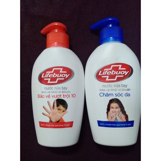 Nước rửa tay Lifebuoy Bảo vệ khỏi vi khuẩn 180gr (Chai)