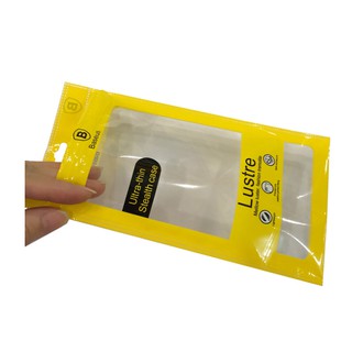 Bao bì 50 chiếc túi zip đựng ốp điện thoại mẫu mới Baseus