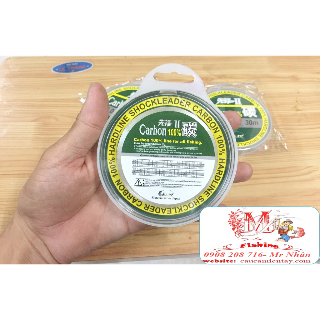 Dây Leader Carbon Câu Cá Lóc Tráp Chẽm