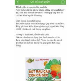 1 GÓI BỘT RAU CÂU CON CÁ DẺO