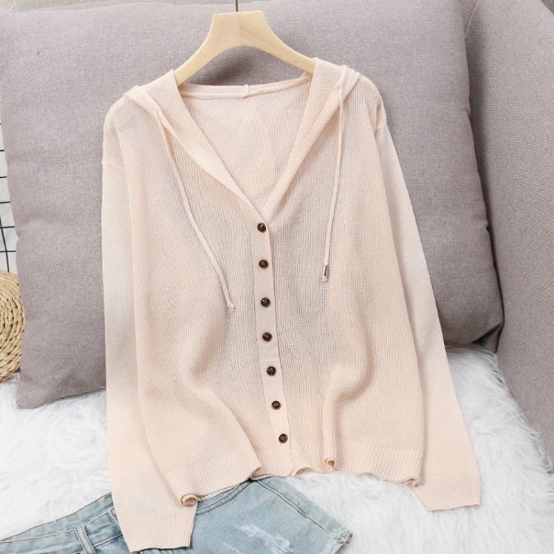 Áo Khoác Cardigan Dệt Kim Dáng Rộng Tay Dài Chống Nắng Cho Nữ | BigBuy360 - bigbuy360.vn