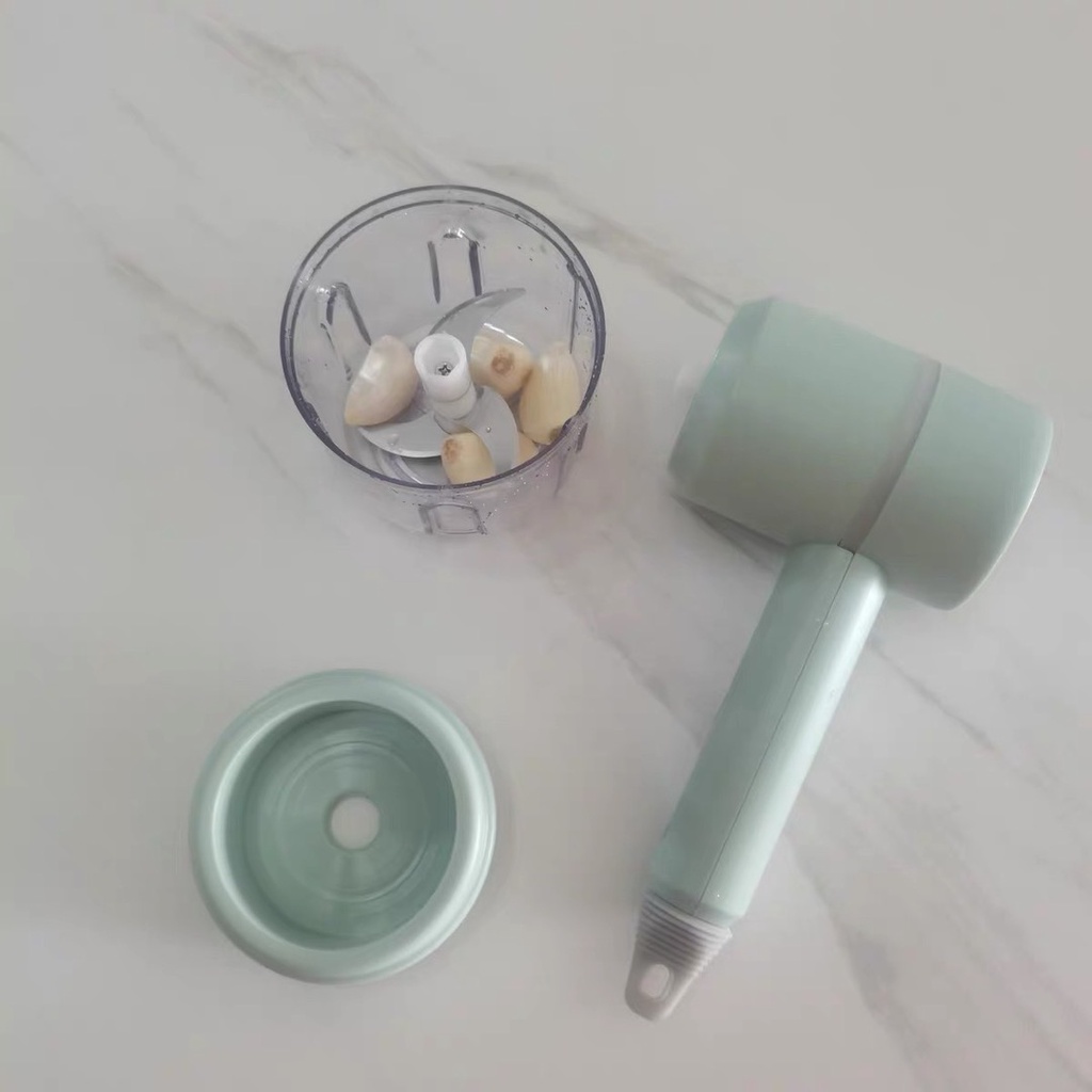 Máy xay tỏi ớt đa năng AGISAN kiêm que đánh trứng tiện lợi