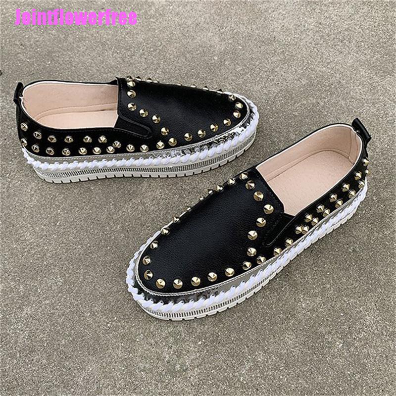 JSS Women Stitching Sewing Soles Flats Shoes Sneakers Sports Slip On Loafers Shoe JSS