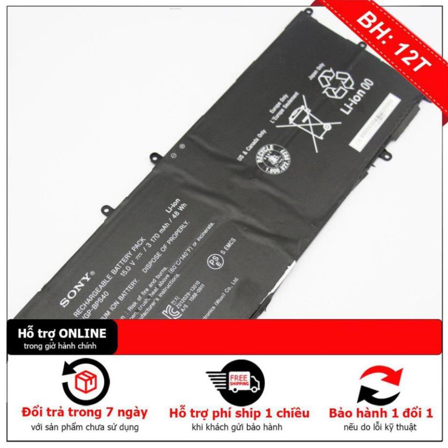 BH12TH Pin laptop Sony Vaio Flip SVF 15A SVF15N17CXB 14A SVF14NA1UL VGP-BPS40