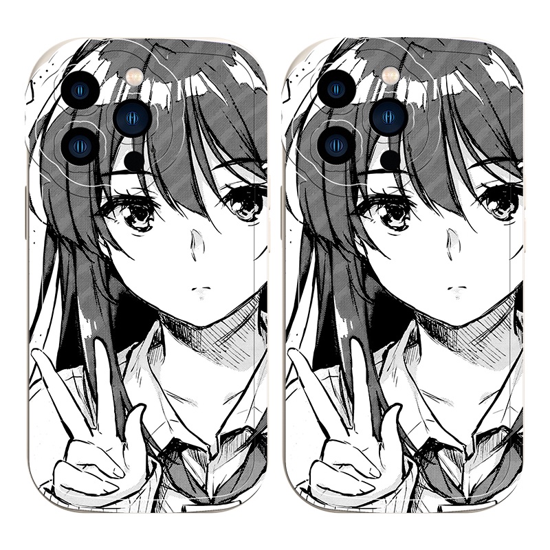 Dllencase  Ốp Điện Thoại Silicon Mềm Chống Sốc Cho For iPhone 14 13 Pro Max X / XS / XR / 11 / 12 / 13 / Pro / Pro Max  A323